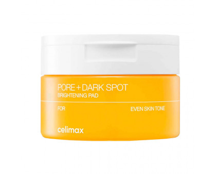 Тонер-пэды для выравнивания тона и рельефа кожи Celimax Pore+Dark Spot Brightening Pad, 40 шт