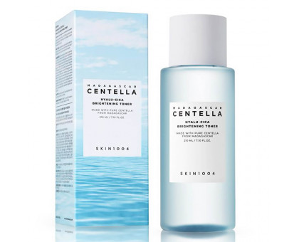 Увлажняющий тоник для выравнивания тона SKIN1004 Madagascar Centella Hyalu-Cica Brightening Toner, 210 мл