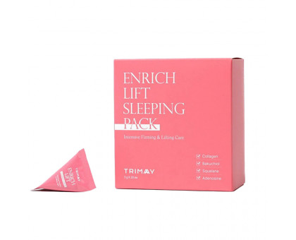 Ночная лифтинг-маска со скваланом Trimay Enrich Lift Sleeping Pack, 3 гр