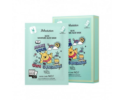 Маска тканевая увлажняющая с алоэ с рисунком – Disney collection selfie moisture aloe mask, 30мл