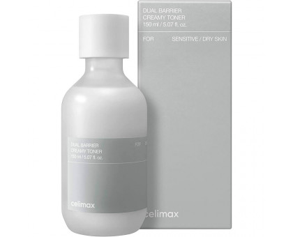 Барьерный кремовый тонер Celimax Dual Barrier Creamy Toner, 150 мл