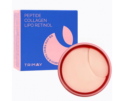 Увлажняющие патчи для век с пептидами и ретинолом Trimay Wrinkle Smoothing Gel Eye Patch