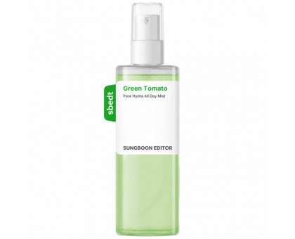 Увлажняющий мист для сужения пор Sungboon Editor Green Tomato Pore Hydra All Day Mist, 115 мл