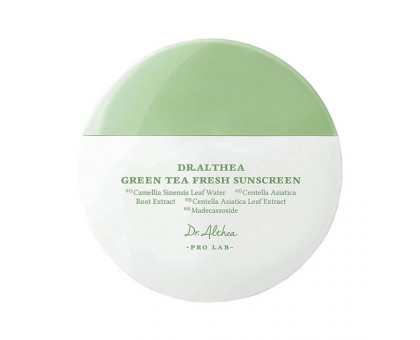 Успокаивающий солнцезащитный крем Dr. Althea Green Tea Fresh Sunscreen SPF50+ PA++++, 45 мл