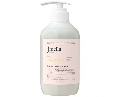 Слабокислотный парфюмированный гель для душа Jmella In France Body Wash 03 Lime&Basil, 500 мл