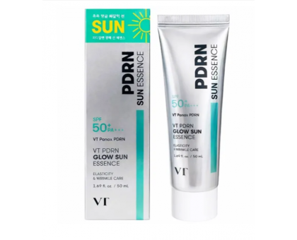 Легкая солнцезащитная эссенция VT Cosmetics PDRN Glow Sun Essence SPF50+ PA+++, 50мл