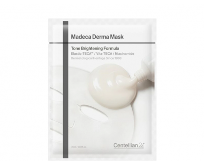 Маска тканевая увлажняющая для сияния кожи - Centellian24 Madeca derma mask III brightening formula, 23мл