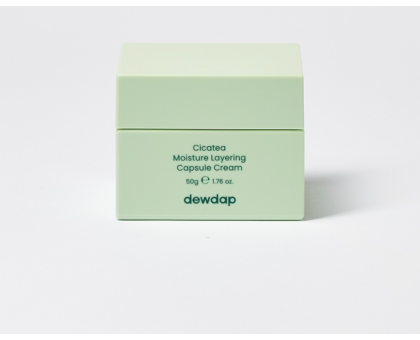 Восстанавливающий капсульный крем с экстрактом центеллы dewdap Cicatea Moisture Layering Capsule Cream, 50 мл