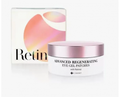 Антивозрастные патчи для век с ретинолом K-SECRET Advanced Regenerating Eye Gel Patches, 60 шт