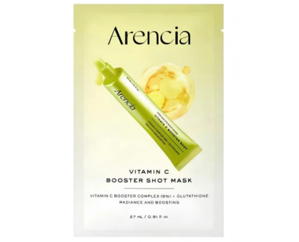 Тканевая маска от пигментации с витамином C Arencia Vitamin C Booster Shot Mask