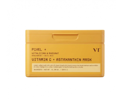 Набор осветляющих масок с астаксантином VT Cosmetics Vitamin C Astaxanthin Mask, 30 шт