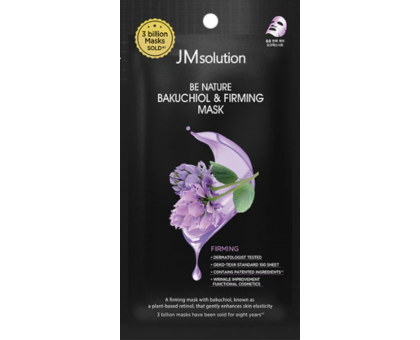 Тканевая маска с бакучиолом JMsolution Be Nature Bakuchiol & Firming Mask