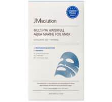 Увлажняющая фольгированная маска JMSolution Multi Hya Waterfull Aqua Marine Foil Mask