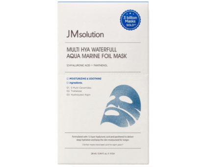 Увлажняющая фольгированная маска JMSolution Multi Hya Waterfull Aqua Marine Foil Mask
