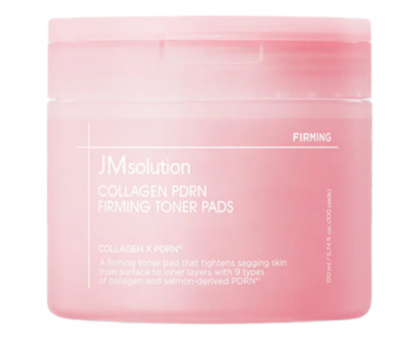 Тонер-пэды с PDRN для упругости JMsolution Collagen PDRN Firming Toner Pads (100 шт)