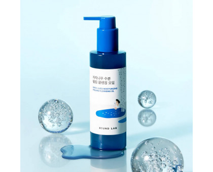 Гидрофильное масло с берёзовым соком Round Lab Birch Juice Moisturizing Peeling Cleansing Oil, 200 мл