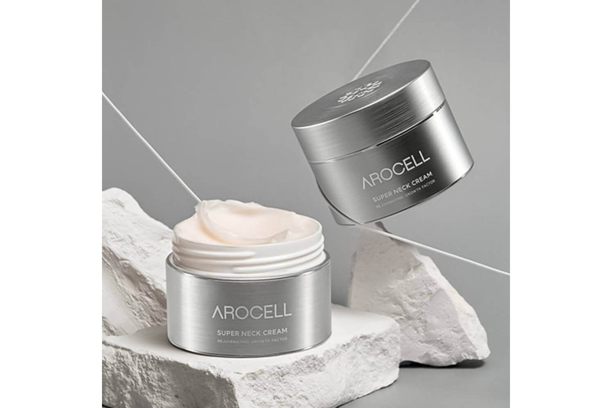 Антивозрастной крем для зоны шеи и декольте с ПДРН Arocell Super Neck ...
