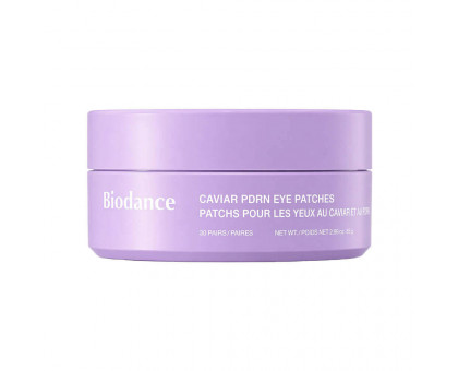 Омолаживающие гидрогелевые патчи для глаз с ПДРН и икрой Biodance Caviar PDRN Eye Patches, 60 шт