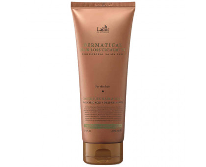 Укрепляющая маска против выпадения Lador Dermatical Hair Loss Treatment For Thin Hair, 200 мл