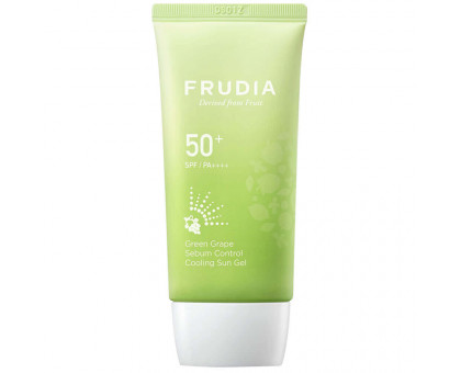 Солнцезащитный гель для жирной кожи Frudia Green Grape Sebum Control Cooling Sun Gel SPF50+ PA ++++, 50 ГР