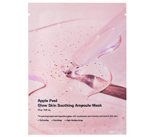 Тканевая маска с экстрактом яблока для сияния Sungboon Editor Apple Peel Glow Skin Soothing Ampoule Mask