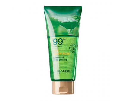Универсальный гель алоэ для лица и тела The Saem Jeju Fresh Aloe Soothing Gel 99% - 300 мл в тубе