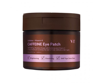 Тканевые патчи для век с кофеином и пептидами VT Cosmetics Caffeine Eye Patch, 60 шт
