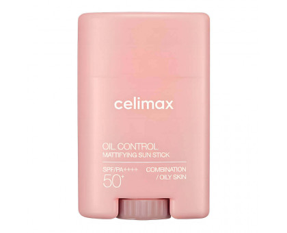 Celimax Матирующий солнцезащитный стик SPF50+ PA++++ Oil Control Mattifying Sun Stick 19 гр