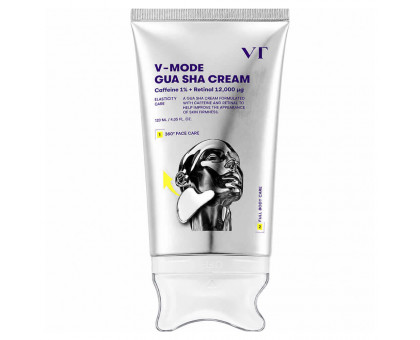 Массажный крем для овала лица с ретиналем и кофеином VT Cosmetics V-Mode Gua Sha Cream, 120 мл