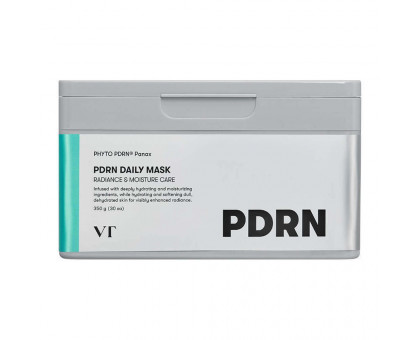Набор увлажняющих тканевых масок с ПДРН для сияния кожи VT Cosmetics PDRN Daily Mask, 30 шт