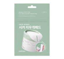 Пилинг-пэды от воспалений для проблемной кожи Celimax Ji Woo Gae Cica BHA Blemish Toner Pad, 10 шт