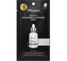 Тканевая маска с витамином С с отбеливающим эффектом JM SOLUTION THE EFFECT NIACINAMIDE & WHITENING MASK 24мл