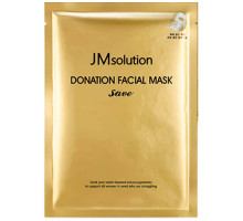Укрепляющая тканевая маска с пептидами JMsolution Donation Facial Mask Save