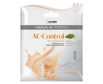 Альгинатная маска акне-контроль для проблемной кожи anskin AC-control modeling mask, 25 гр