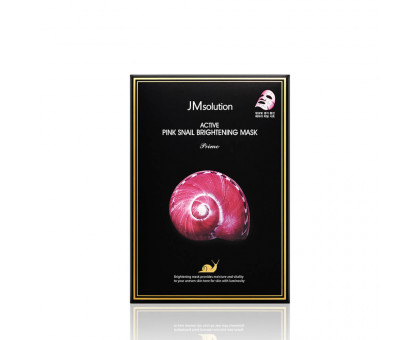Ультратонкая маска с муцином улитки JMsolution Active Pink Snail Brightening Mask Prime