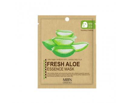 Маска тканевая для лица Mijin Fresh Aloe Essence Mask