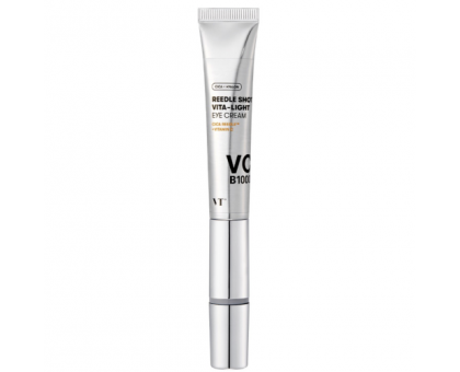 Осветляющий крем для век с витамином С и микроиглами (спикулами) VT Cosmetics Reedle Shot Vita-Light Eye Cream, 15 мл