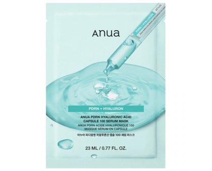 Тканевая маска с ПДРН и гиалуроновой кислотой Anua PDRN Hyaluronic Acid Capsule 100 Serum Mask Sheet