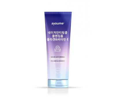 Пенка для лица антивозрастная с коллагеном и витамином Е Nature Anti-Wrinkle Cleansing Foam Collagen & Vitamin E, 100 мл