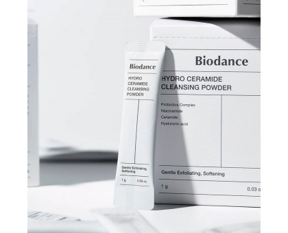 Энзимная пудра с пробиотиками и керамидами Biodance Hydro Ceramide Cleansing Powder 1 гр