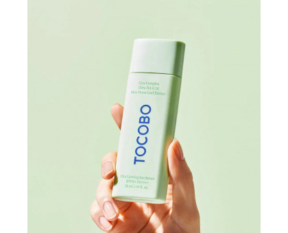 Успокаивающая солнцезащитная сыворотка Tocobo Cica Calming Sun Serum SPF50+ PA++++, 50 мл