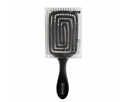 Расческа массажная распутывающая чёрная Beauty Religion Massage Brush Black